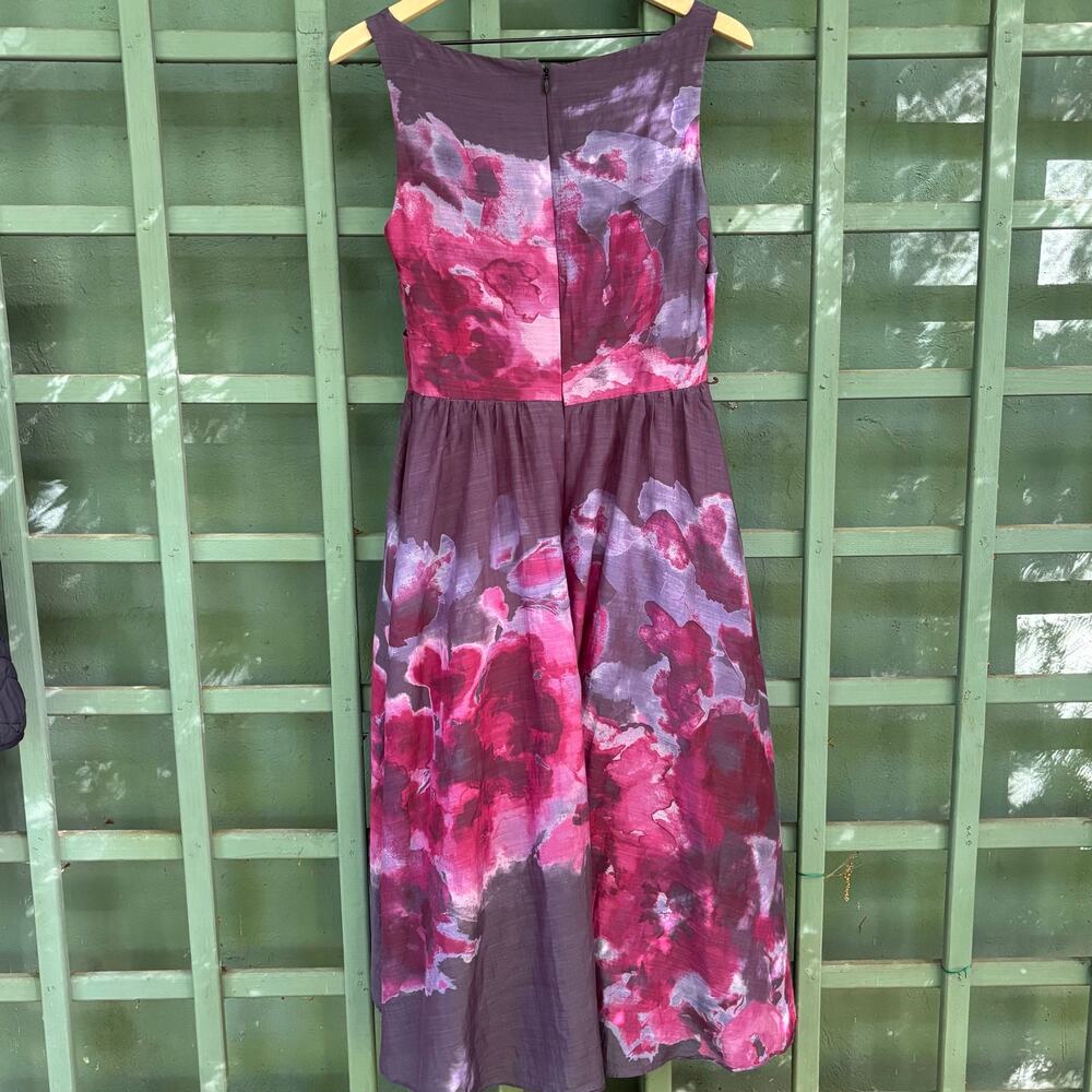 Lela Rose x Neiman Marcus Target Watercolor Floral High-Low Dress Size 8 - Picture 3 of 8